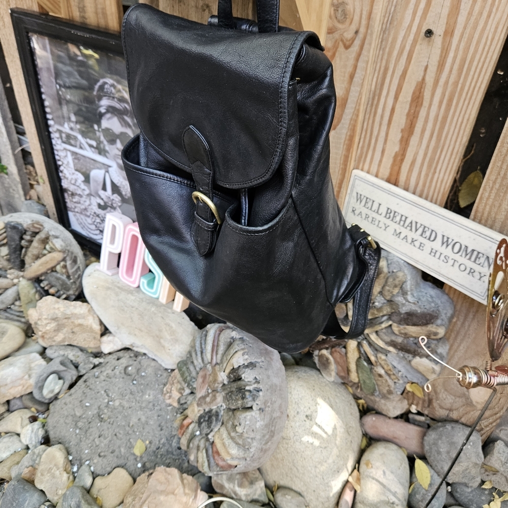 Boulder Ridge Shafmaster Leather Company leather backpack purse - Picture 12 of 12
